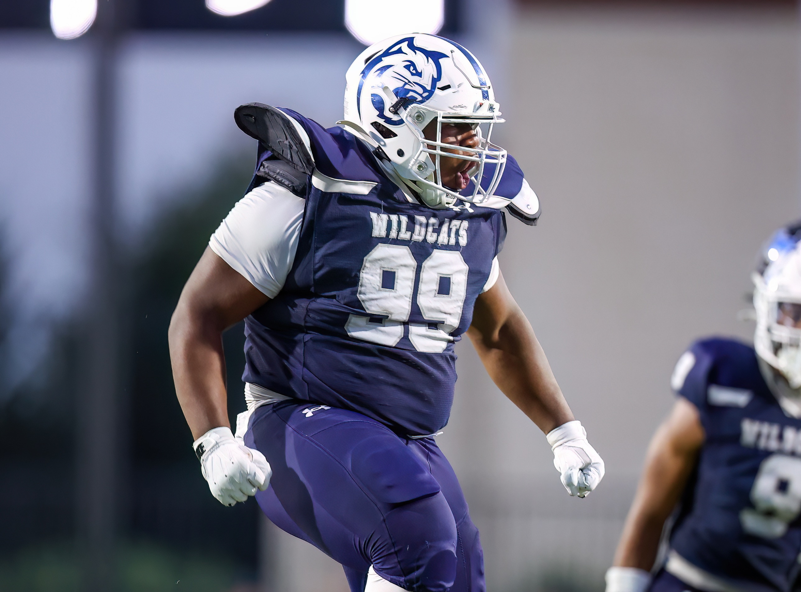 Kristopher Williams celebrating on the field